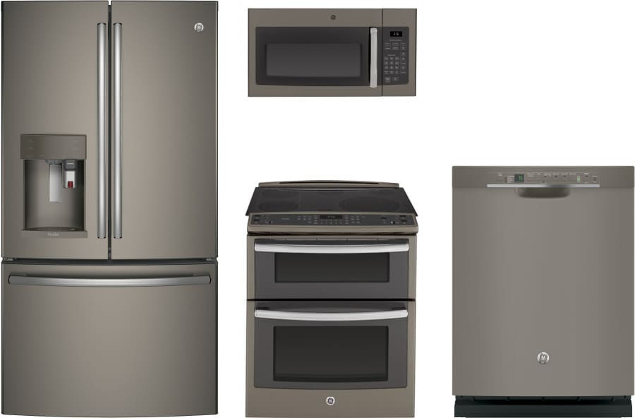 GE GERERADWMW947 GE 4 Piece Kitchen Appliances Package ...