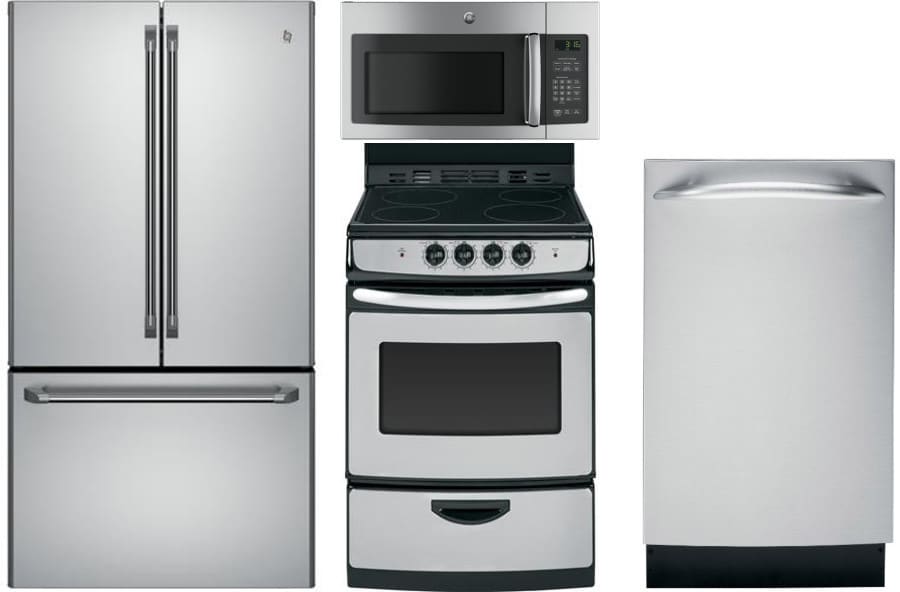 Cafe GERERADWMW1014 GE 4 Piece Kitchen Appliances Package ...