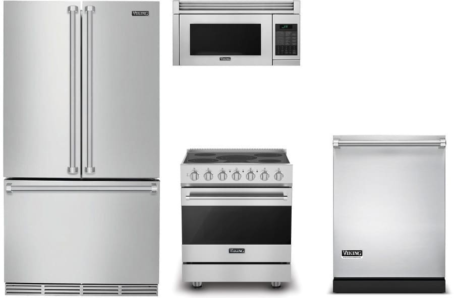 Viking VIRERADWMW56 Viking 4 Piece Kitchen Appliances Package with