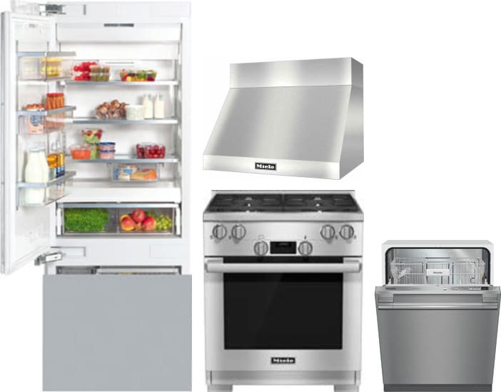 Miele MIRERADWRH40 Miele 4 Piece Kitchen Appliances ...