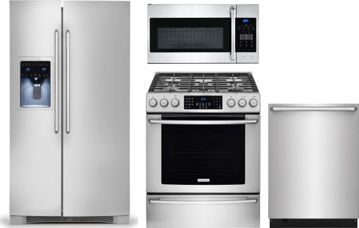 Electrolux EXRERADWMW28 4 Piece Kitchen Appliances Package ...