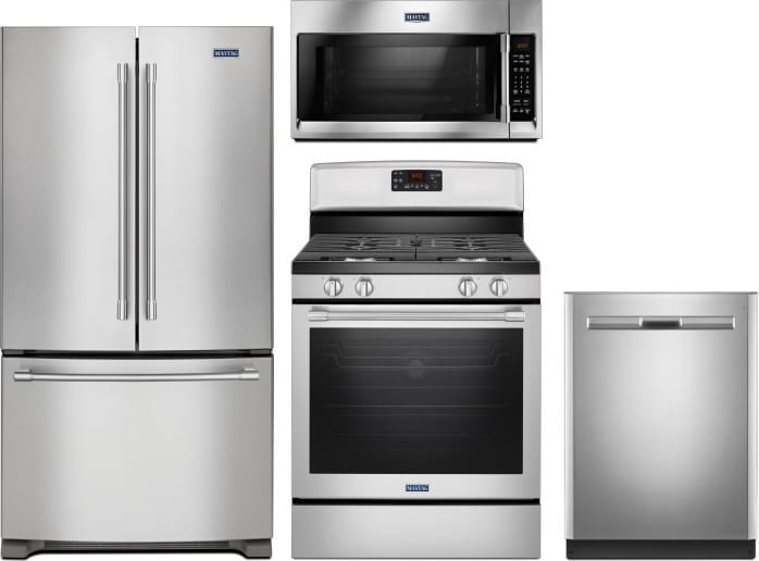 Maytag MARERADWMW37 4 Piece Kitchen Appliances Package ...