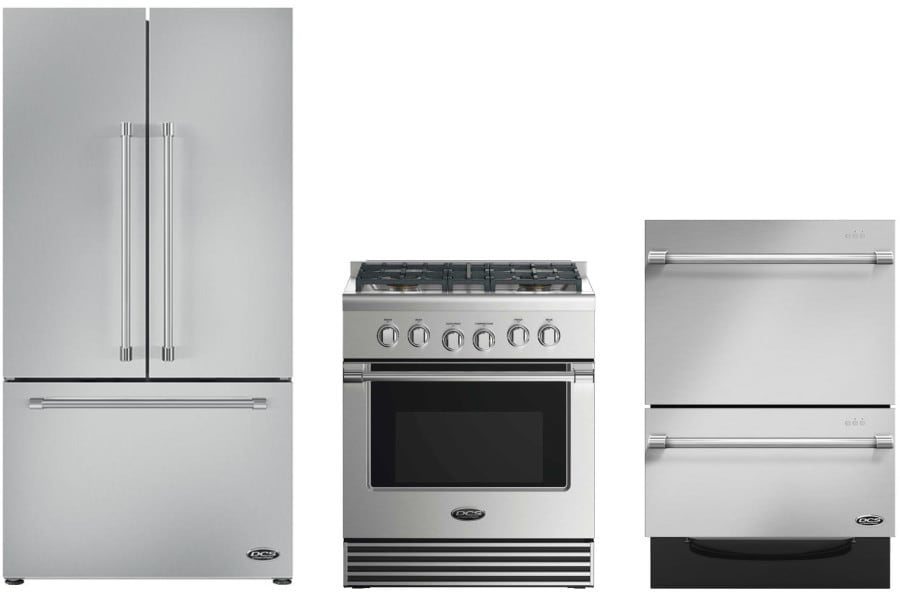 DCS DCSRERADW2 3 Piece Kitchen Appliances Package with ...