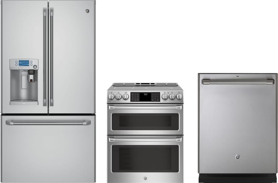 Cafe GERERADW118 3 Piece Kitchen Appliances Package with ...