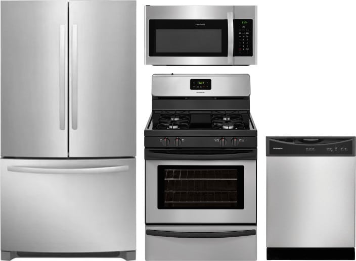 Frigidaire FRRERADWMW8507 4 Piece Kitchen Appliances ...
