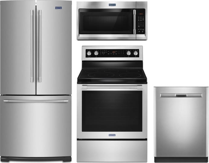 Maytag Mareradwmw123 4 Piece Kitchen Appliances Package With French Maytag Mareradwmw123 Package