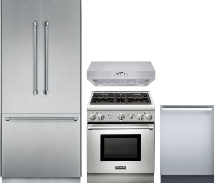 Thermador THRERADWRH233 4 Piece Kitchen Appliances Package ...