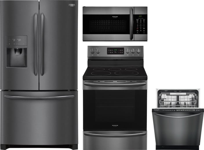 Frigidaire FRRERADWMW9032 4 Piece Kitchen Appliances ...