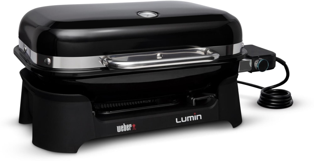 Weber Lumin Compact Electric Grill in Golden Yellow