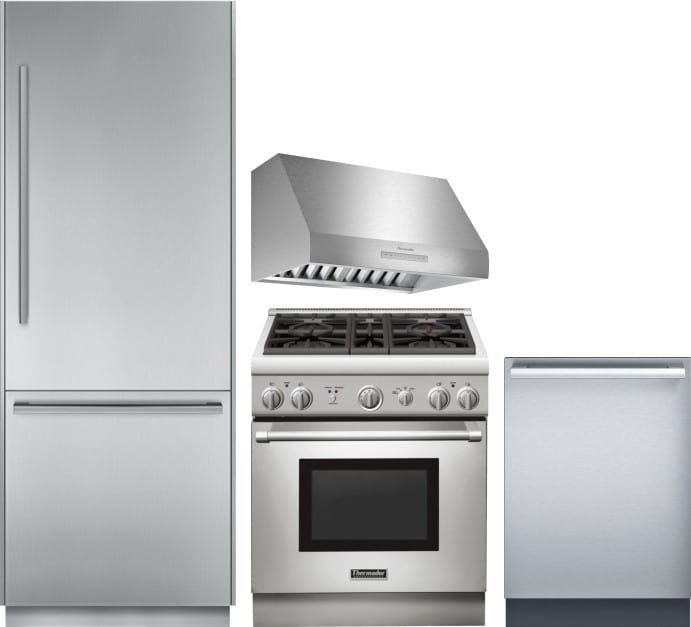 Thermador THRERADWRH270 4 Piece Kitchen Appliances Package ...