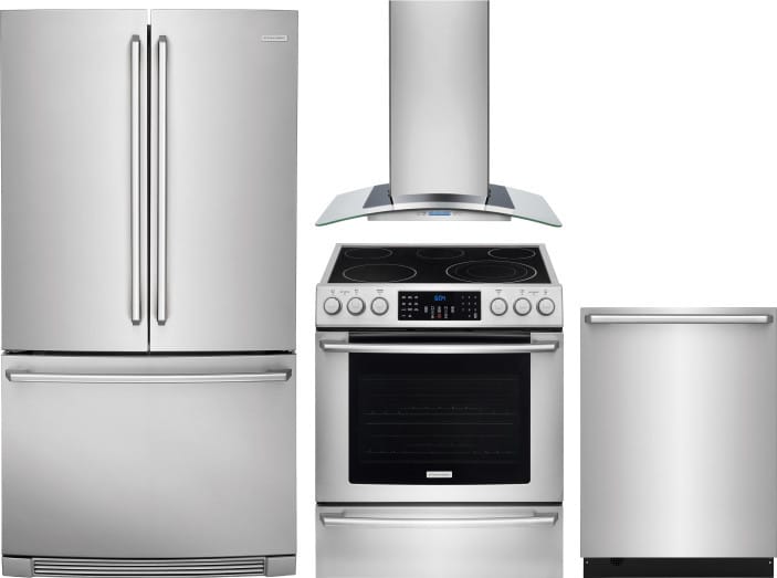 Electrolux EXRERADWRH1 4 Piece Kitchen Appliances Package ...