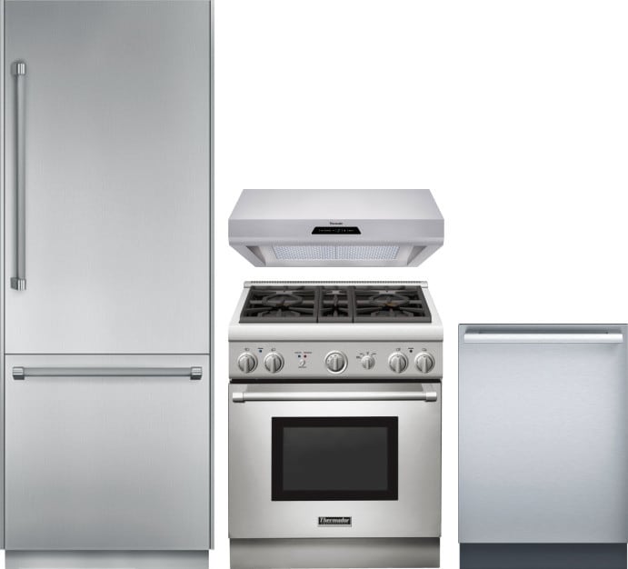 Thermador THRERADWRH341 4 Piece Kitchen Appliances Package ...
