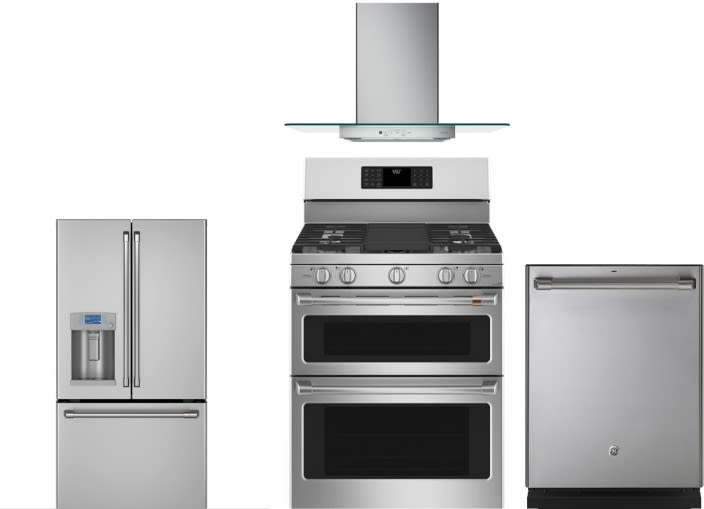 Cafe CAFRERADWRH83 4 Piece Kitchen Appliances Package with ...