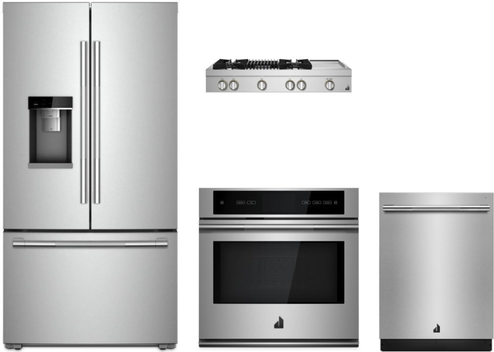 JennAir JARECTWODW6 4 Piece Kitchen Appliances Package ...