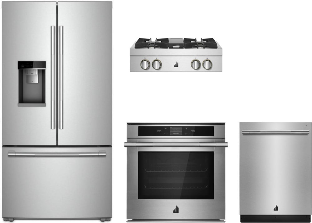 JennAir JARECTWODW7 4 Piece Kitchen Appliances Package ...