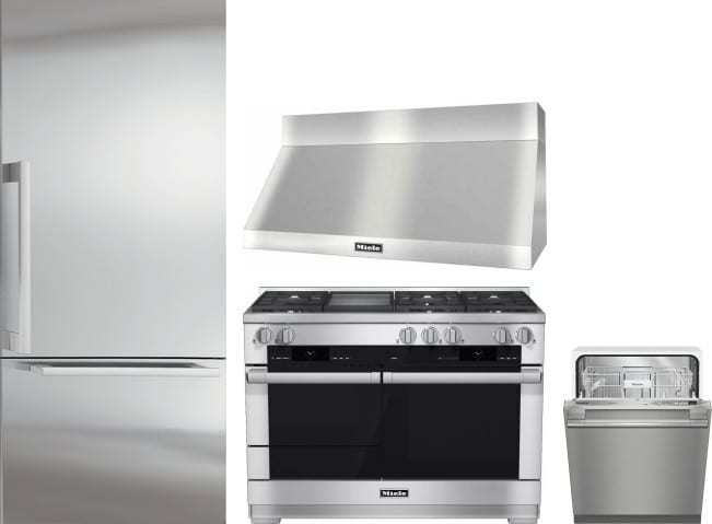Miele MIRERADWRH304 4 Piece Kitchen Appliances Package ...