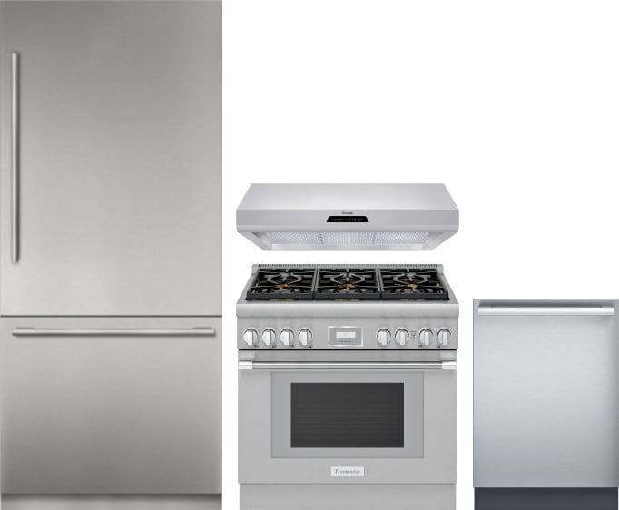 Thermador THRERADWRH563 4 Piece Kitchen Appliances Package ...