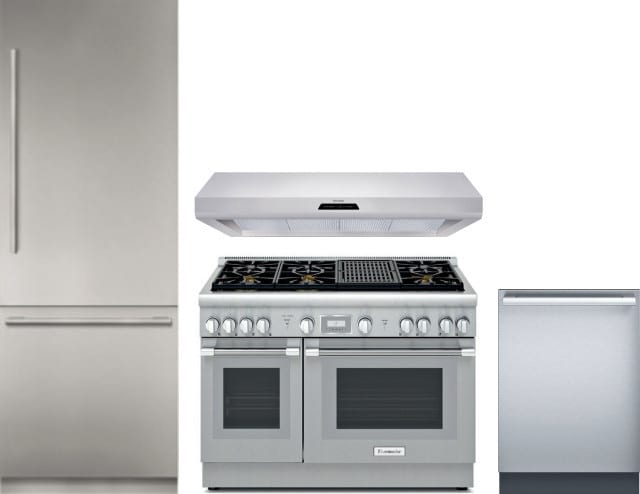 Thermador THRERADWRH569 4 Piece Kitchen Appliances Package ...