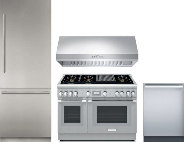 Thermador THRERADWRH596 4 Piece Kitchen Appliances Package with