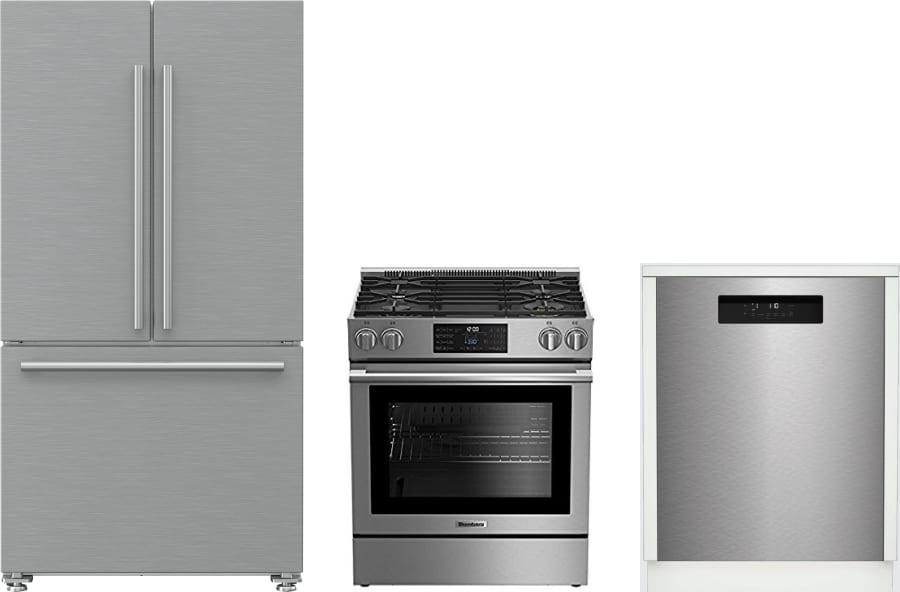 Blomberg BLRERADW203 3 Piece Kitchen Appliances Package with French