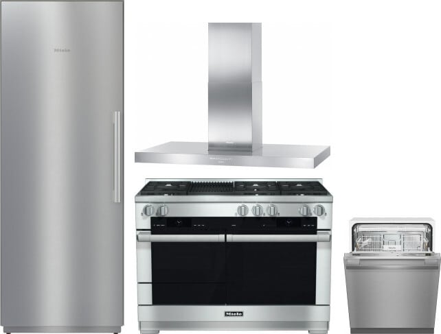 Miele MIRERADWRH2043 4 Piece Kitchen Appliances Package with