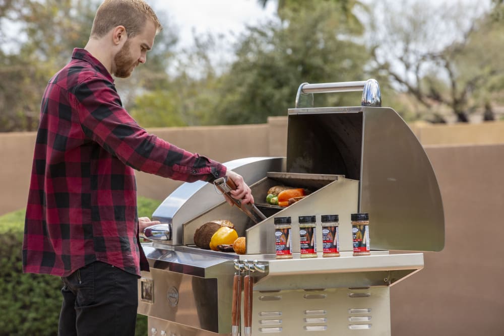 Louisiana Grills 60860 69 Inch Freestanding Wood Pellet Grill with 860