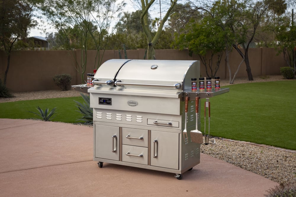 Louisiana Grills 60860 69 Inch Freestanding Wood Pellet Grill with 860