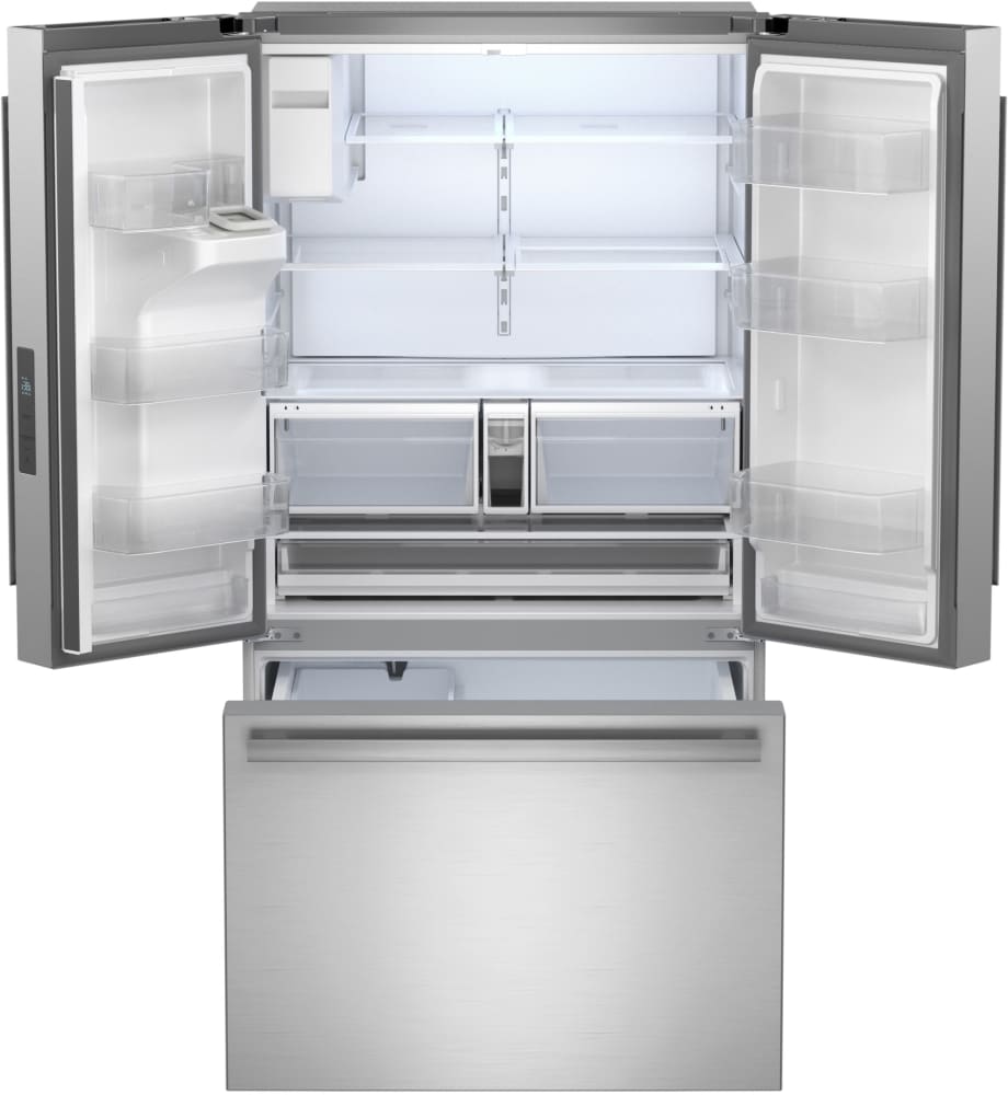 Sharp SJF2955KS 36 Inch Freestanding French Door Refrigerator with