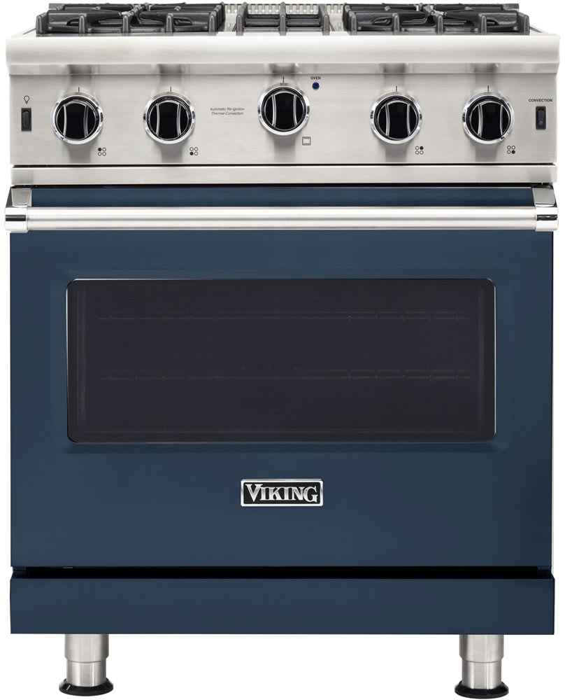 Viking VGIC53024BSB 30 Inch Gas Range with 4 Open Burners, 15,000 BTUs