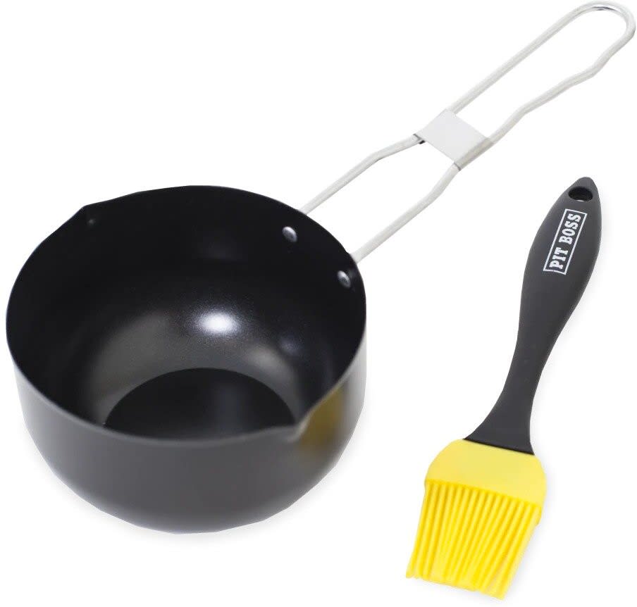 Pit Boss 67267 NonStick Sauce Pot & Basting Brush Set