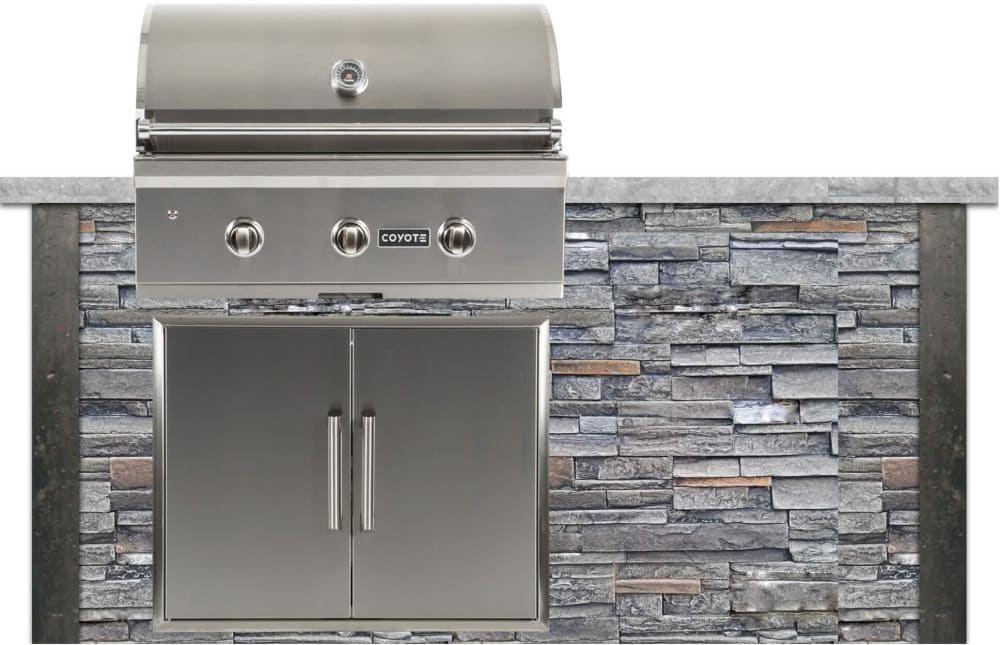 RTA RTAG6PACKAGE03 6 Foot Outdoor Kitchen Island with 34 ...