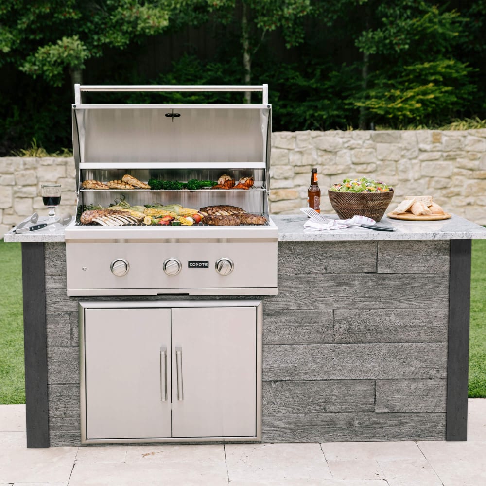 Coyote RTACG6WG 6' Outdoor Kitchen Island (Appliances Not Included