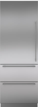 Sub-Zero 7023707 Stainless Steel Door Panel with Tubular Handle