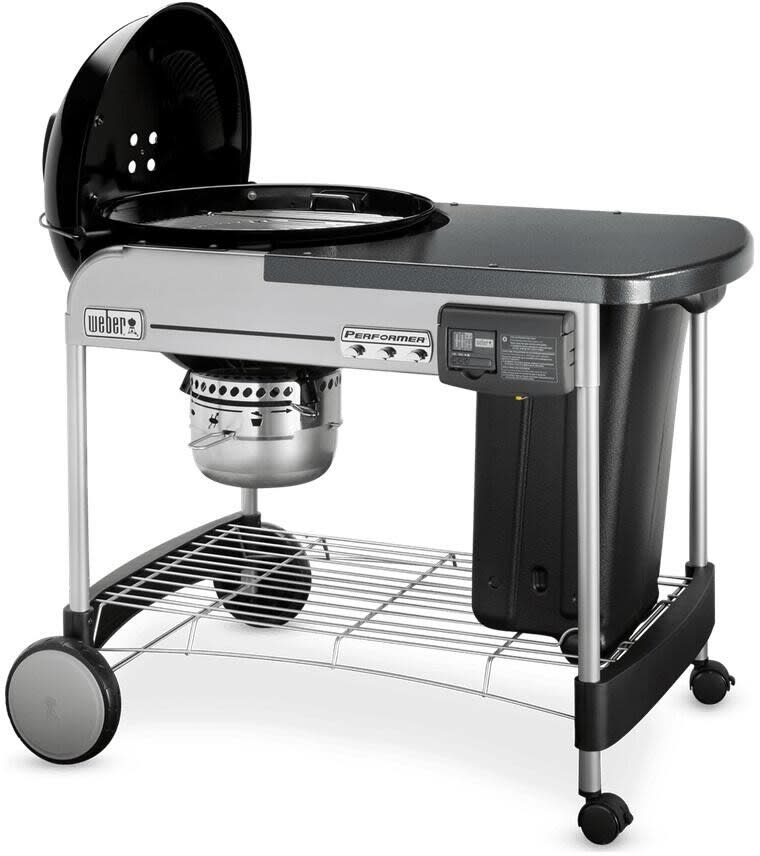 Weber 15501001 22 Inch Performer® Deluxe Charcoal Grill with
