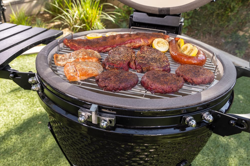 Pit Boss 71240 54 Inch Portable Ceramic Charcoal Grill with 685 sq