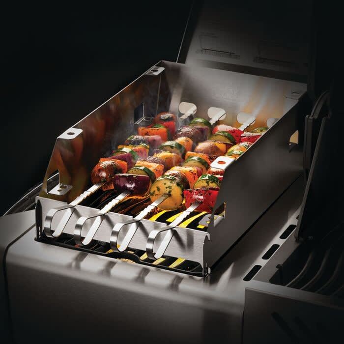 Napoleon 71301 Side Burner Windshield - with Large Skewer Rack
