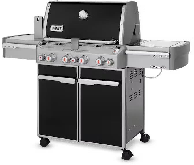 Weber 7171001 Summit® E-470s Freestanding Gas Grill with 580 sq
