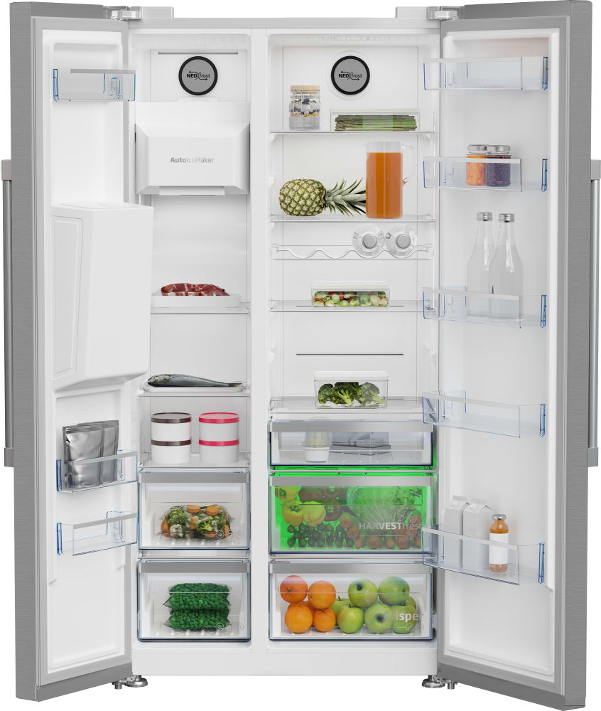 Beko BFSB3622XSS 36 Inch CounterDepth Smart SidebySide Refrigerator