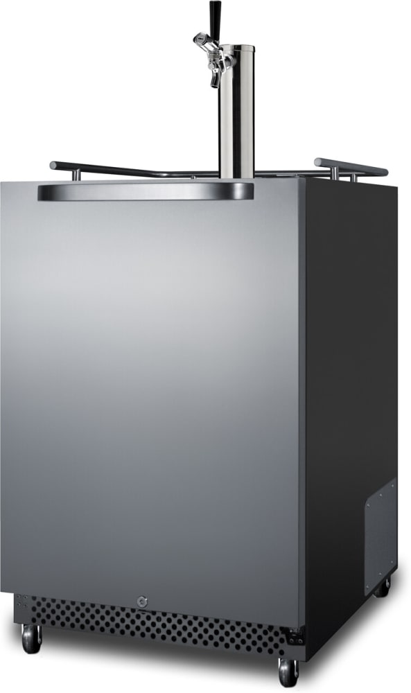 Summit SBC696OSTL 24 Inch BuiltIn Outdoor Kegerator with 6.04 Cu.Ft
