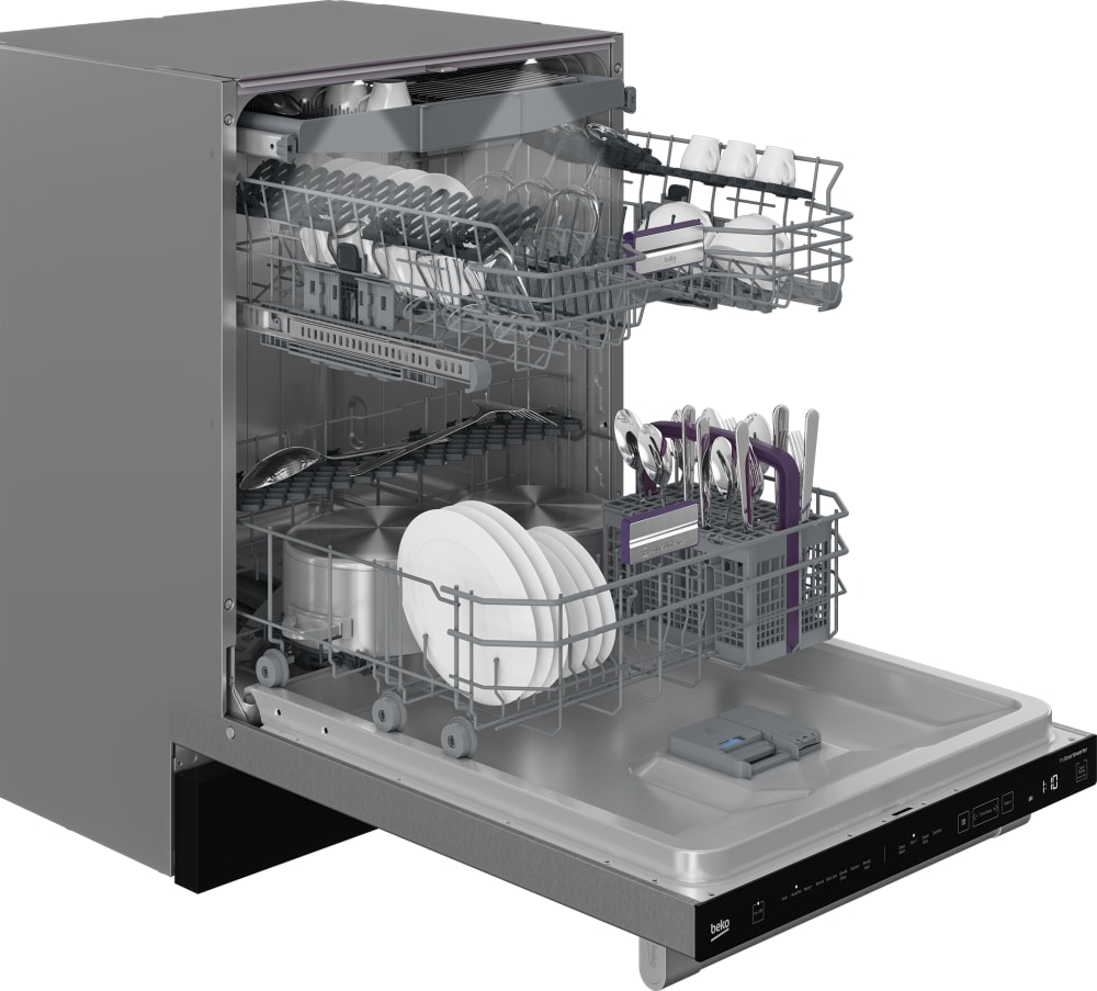 Beko DDT38532XHW 24 Inch Fully Integrated Dishwasher with 16 Place