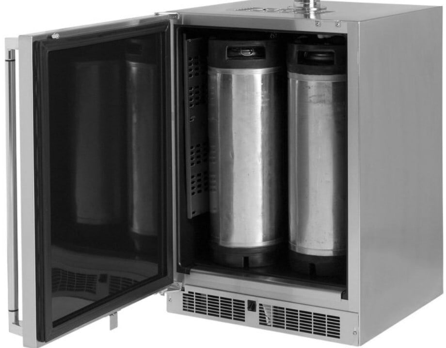 Lynx LN24BF1 24 Inch Stainless Steel Outdoor Kegerator with 5.3 cu