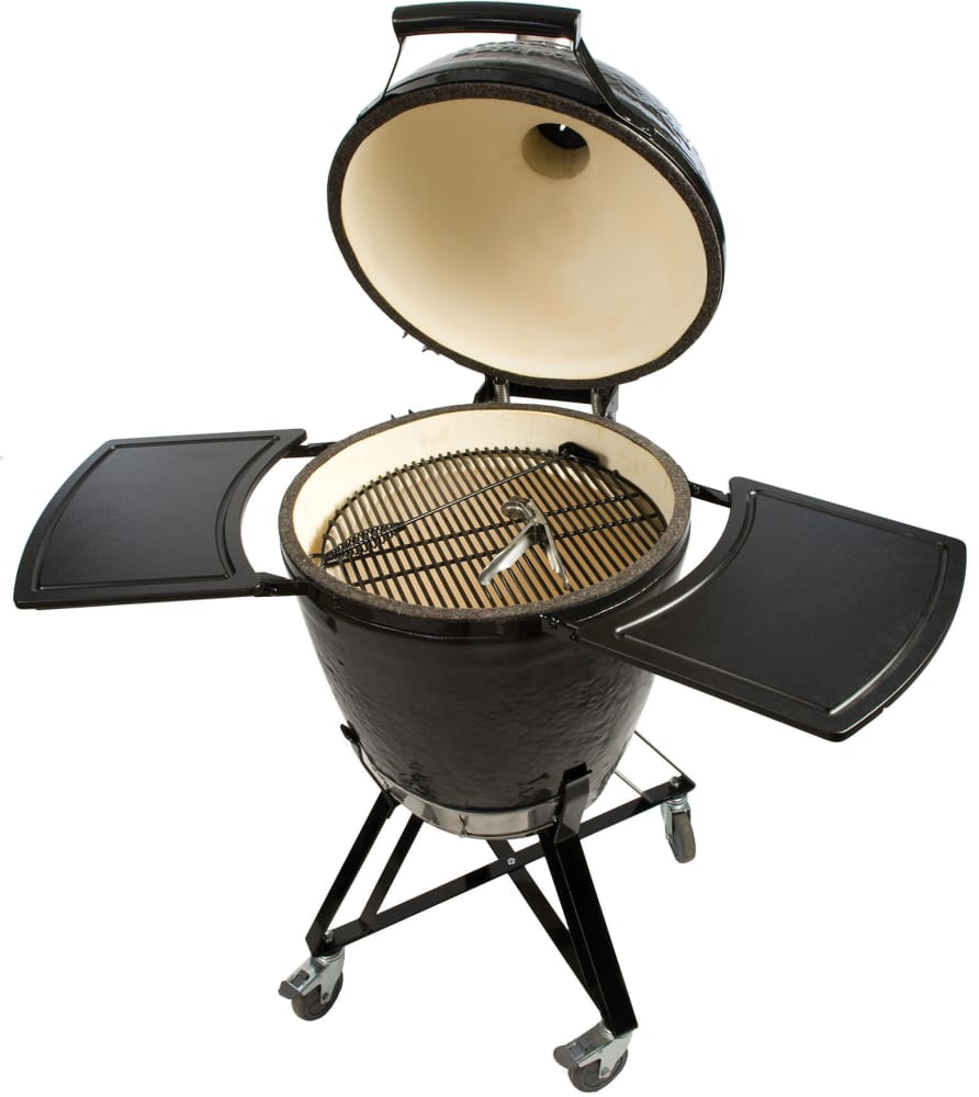 Primo 773 22 Inch Freestanding Ceramic Kamado Grill with 280 sq. in. Cooking Area, PremiumGrade