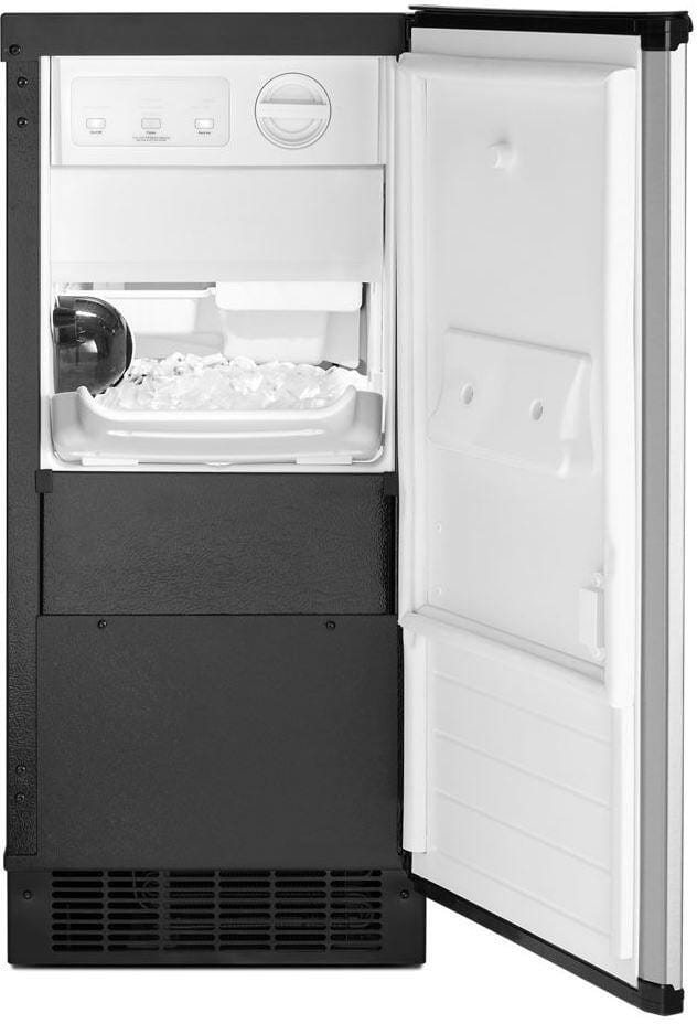 Whirlpool WUI95X15HZ 15 Inch Ice Maker with 25 Lbs Clear Ice Storage
