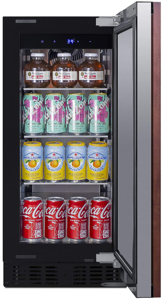 Summit ASDS1523IF 15 Inch Built-In All-Refrigerator with 1.72 cu