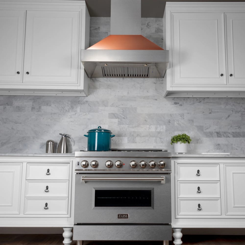 ZLINE 8654C36 36 Inch Wall Mount Chimney Hood with 700 CFM