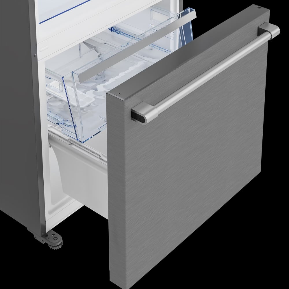 Beko BFBD30216SSL 30 Inch CounterDepth Bottom Mount Smart Refrigerator with 16.1 cu. ft. Total