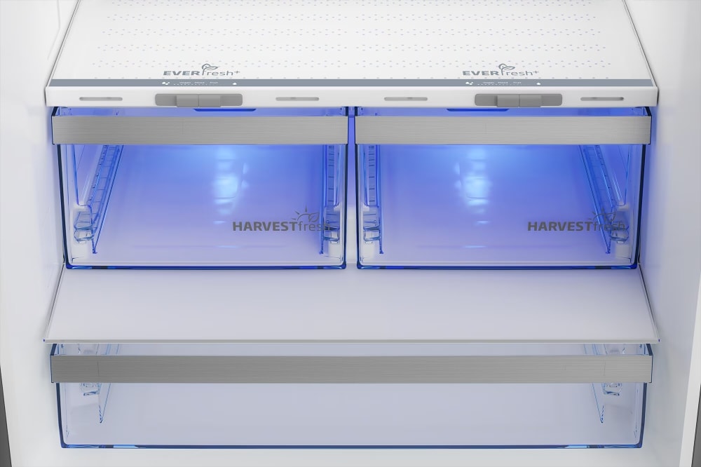 Beko BFBD30216SSL 30 Inch CounterDepth Bottom Mount Smart Refrigerator with 16.1 cu. ft. Total