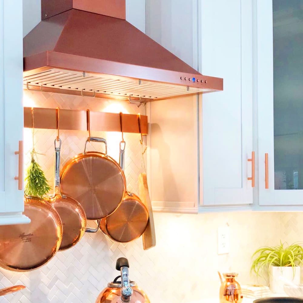 ZLINE 8KBC36 Designer Series Wall Mount Range Hood with 4-Speed