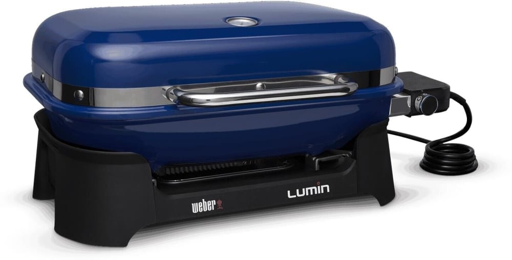 Lumin Compact Electric Grill in Light Blue