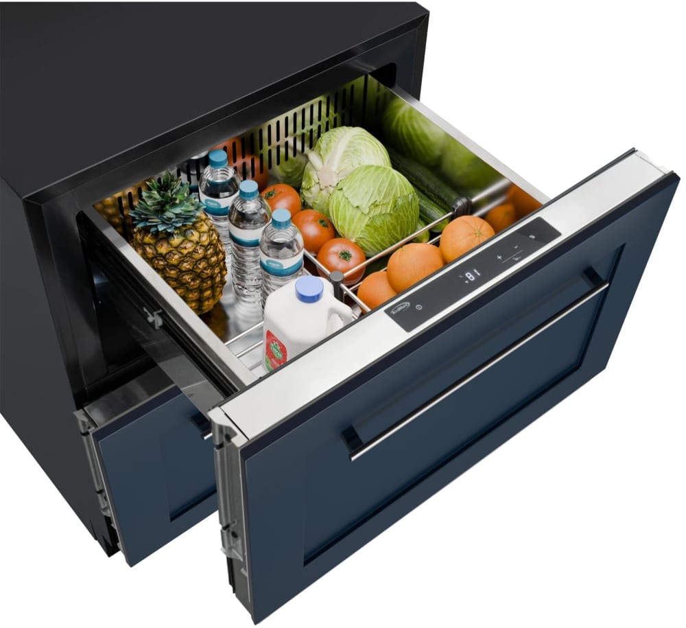 Koolmore KMBIR2DPR 23 Inch Panel Ready Undercounter Double Drawer